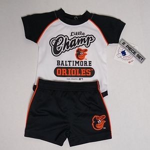Baltimore Orioles Little Champs 2-Piece Short Set